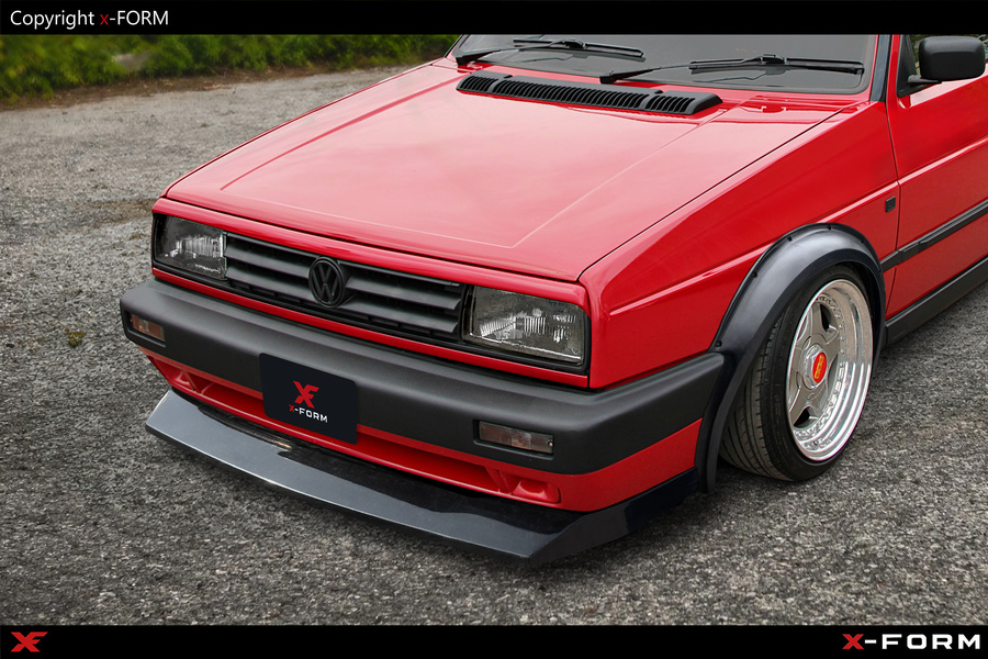 Splitter Anteriore Sportivo per Volkswagen Golf II / Jetta II 1983-1992 - immagine 4