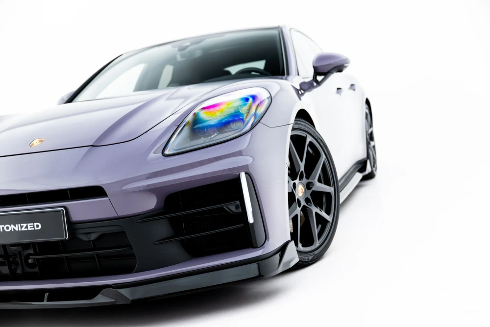 Sottoparaurti splitter anteriore Porsche Panamera 4 / 4S E-Hybrid / 4 E-Hybrid 972 2024- - immagine 4