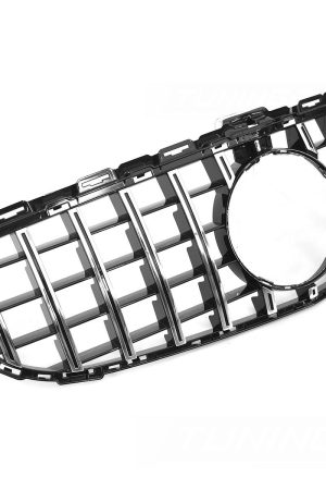 Griglia calandra anteriore Mercedes W205 14-21 / S205 14-21 / C205 15-23 / A205 16-23 Nero lucido e Cromata