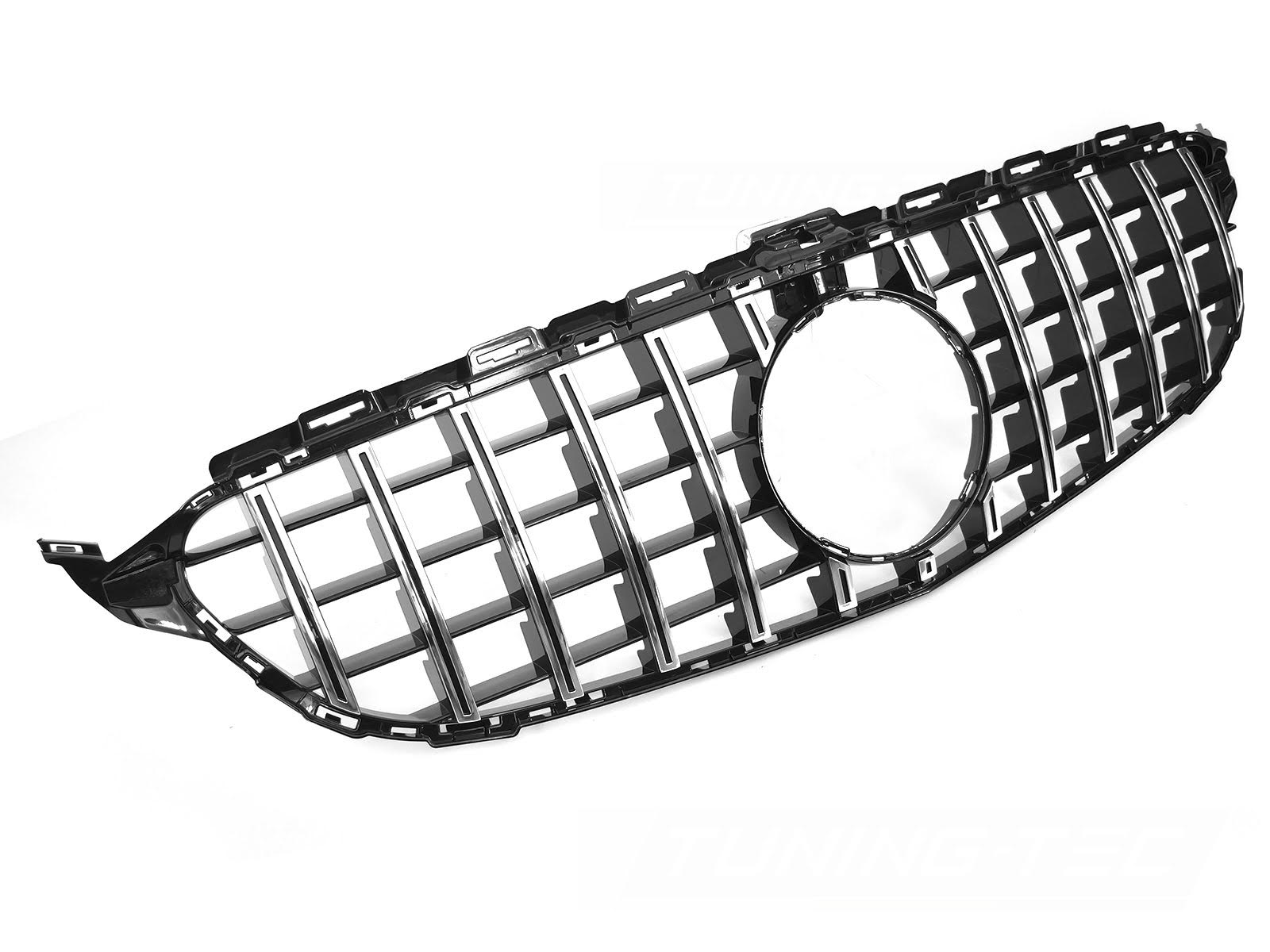 Griglia calandra anteriore Mercedes W205 14-21 / S205 14-21 / C205 15-23 / A205 16-23 Nero lucido e Cromata