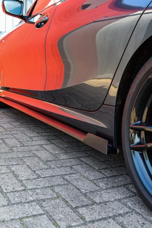Minigonne laterali sottoporta con flap BMW Serie 3 G20 / G21 2018-2022 con pacchetto M