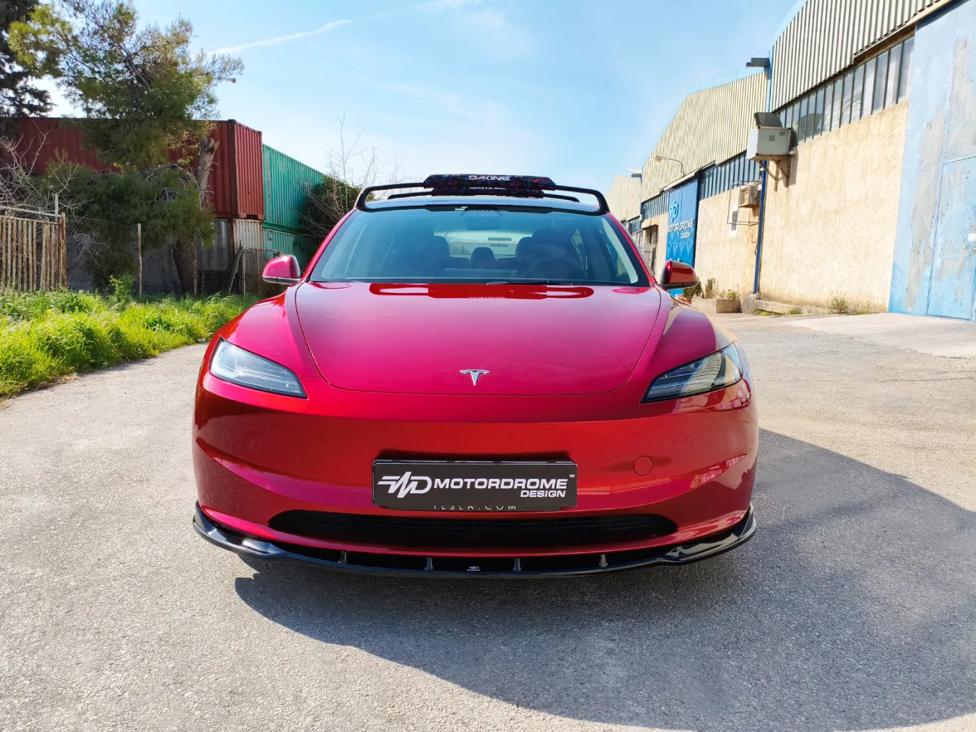 Sottoparaurti anteriore per Tesla Model 3 Mk1 Project Highland Facelift 2023- - immagine 2