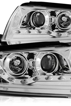 Fari Led stile luce diurna Skoda Fabia 1999-2008 Chrome