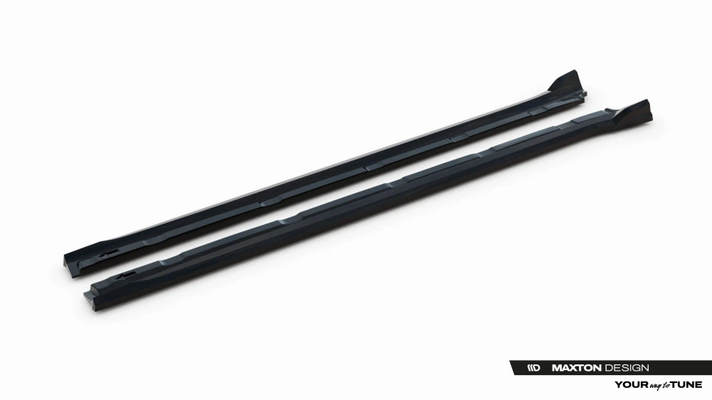 Diffusori minigonne laterali V.2 Porsche Cayenne SUV / Coupe Mk3 Facelift 2023- - immagine 6