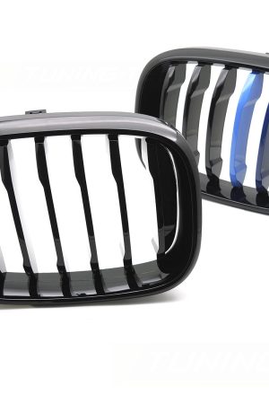 Griglia calandra anteriore BMW X3 G01 2017-2021 / X4 G02 2018-2021 Nero lucido Tricolor