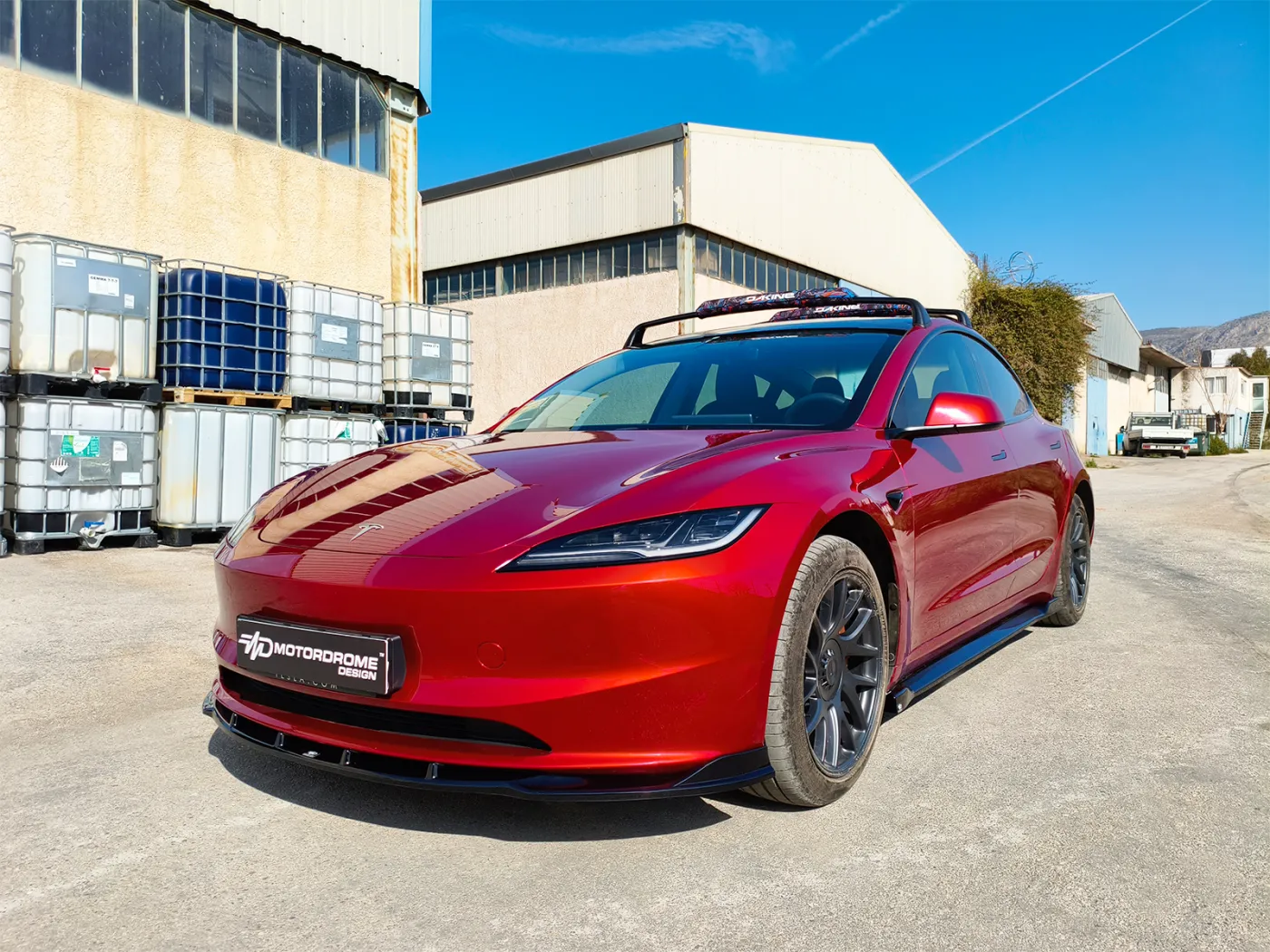 Sottoparaurti anteriore per Tesla Model 3 Mk1 Project Highland Facelift 2023- - immagine 3