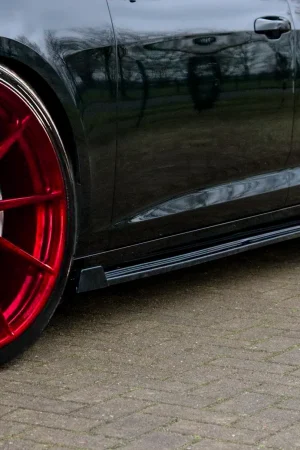 Lama minigonna sottoporta con Flaps Audi A6 C8 Avant / Berlina 2018-2023