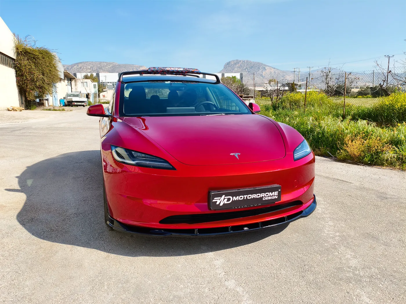 Sottoparaurti anteriore per Tesla Model 3 Mk1 Project Highland Facelift 2023- - immagine 4