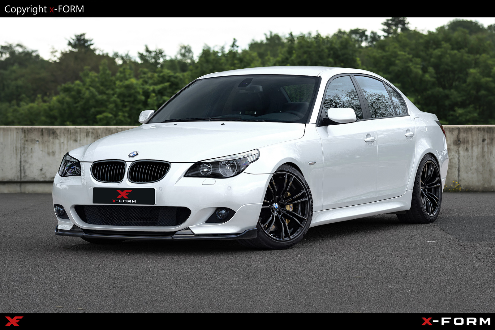 Splitter Anteriore Sportivo per BMW Serie 5 E60 M-Pack 2003–2010