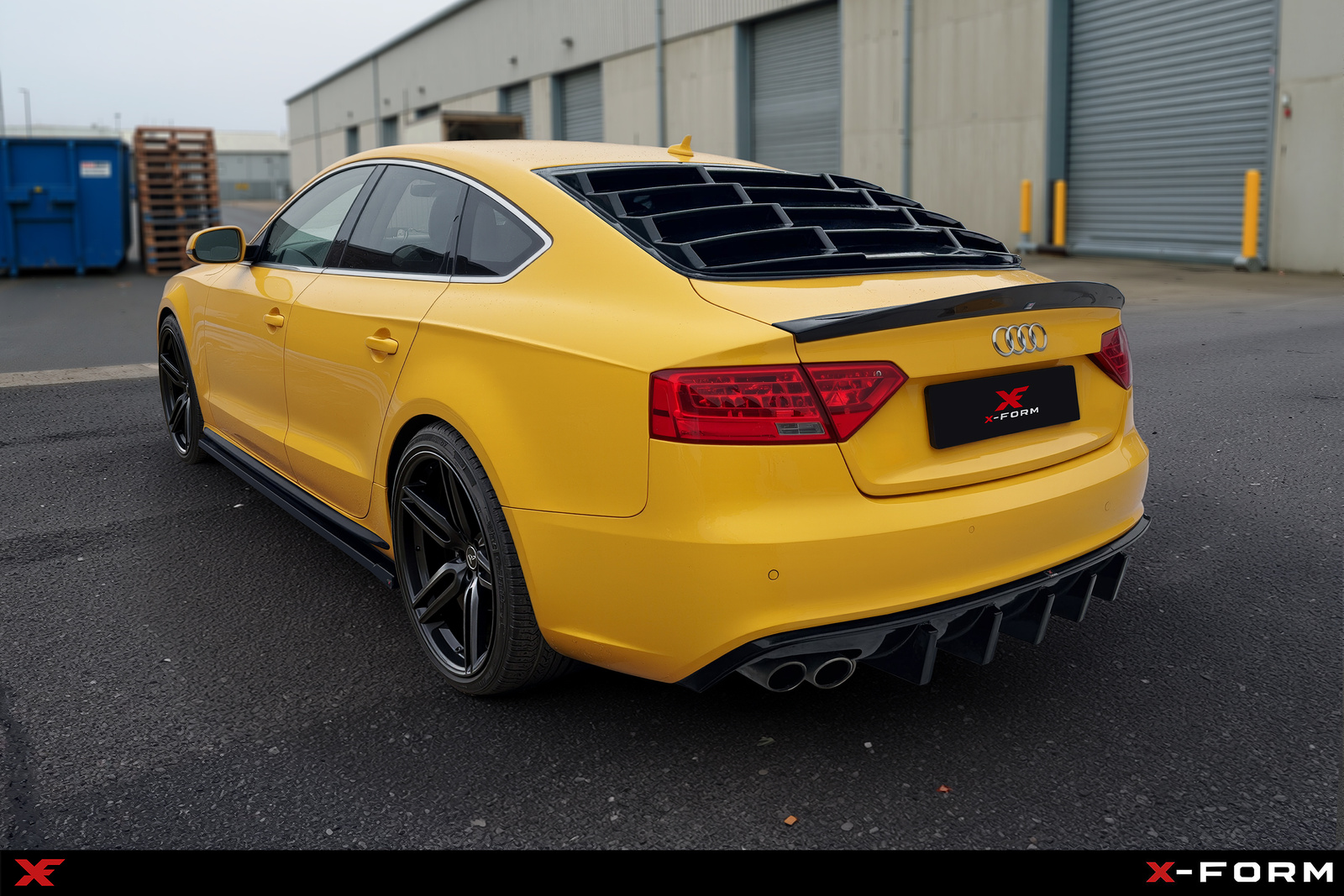 Tendina / Persiana Parasole Lunotto Posteriore per Audi A5 8T Sportback 2007-2016 lucido