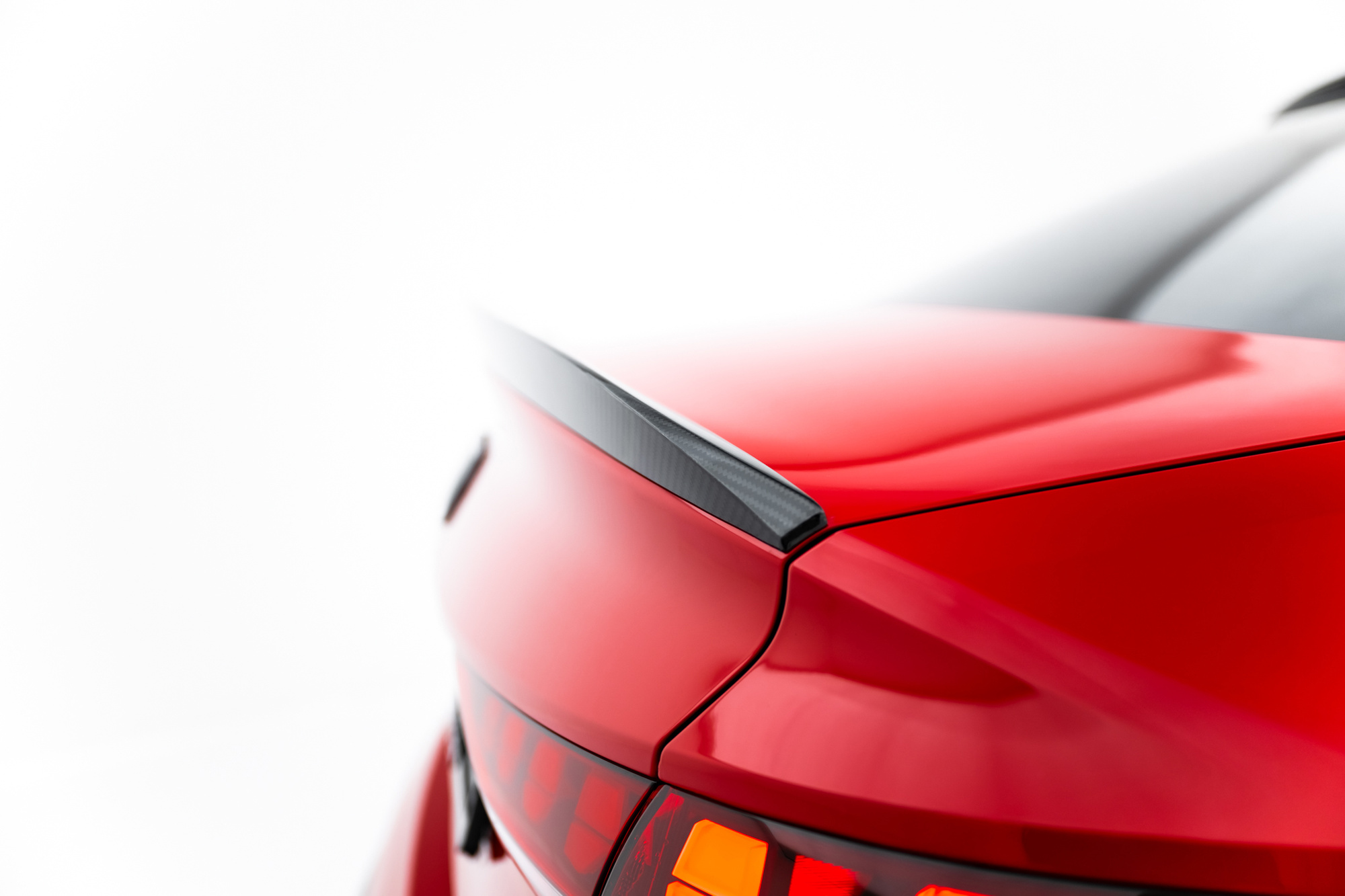 Estensione spoiler in carbonio V.2 Audi RS3 / S3 / A3 S-Line / A3 Berlina 8Y 2020-2024 - immagine 5