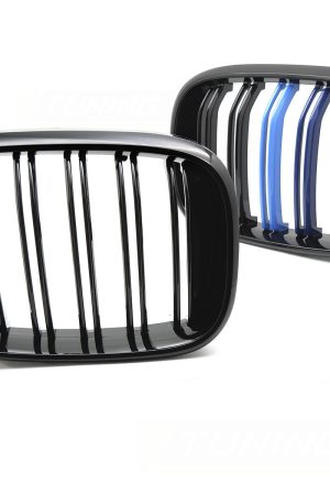 Griglia calandra anteriore BMW X3 G01 2017-2021 / X4 G02 2018-2021 Nero lucido Tricolor