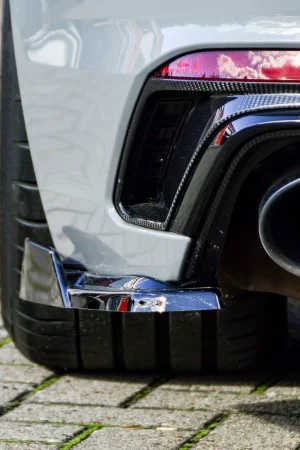 Sottoparaurti posteriore laterali con Flaps Audi RS4 B9 2017-2020