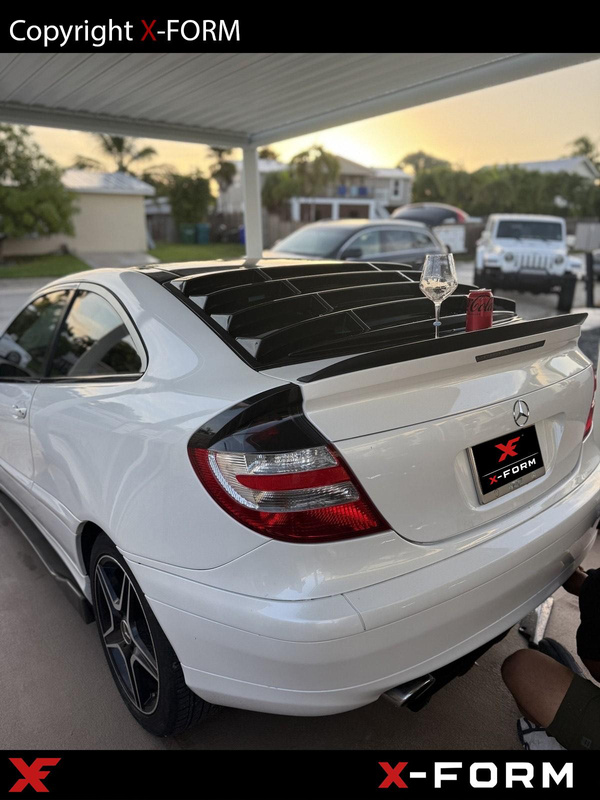 Tendina / Persiana Parasole Lunotto Posteriore per Mercedes Classe C SportCoupé CL203 2000–2008 - immagine 3