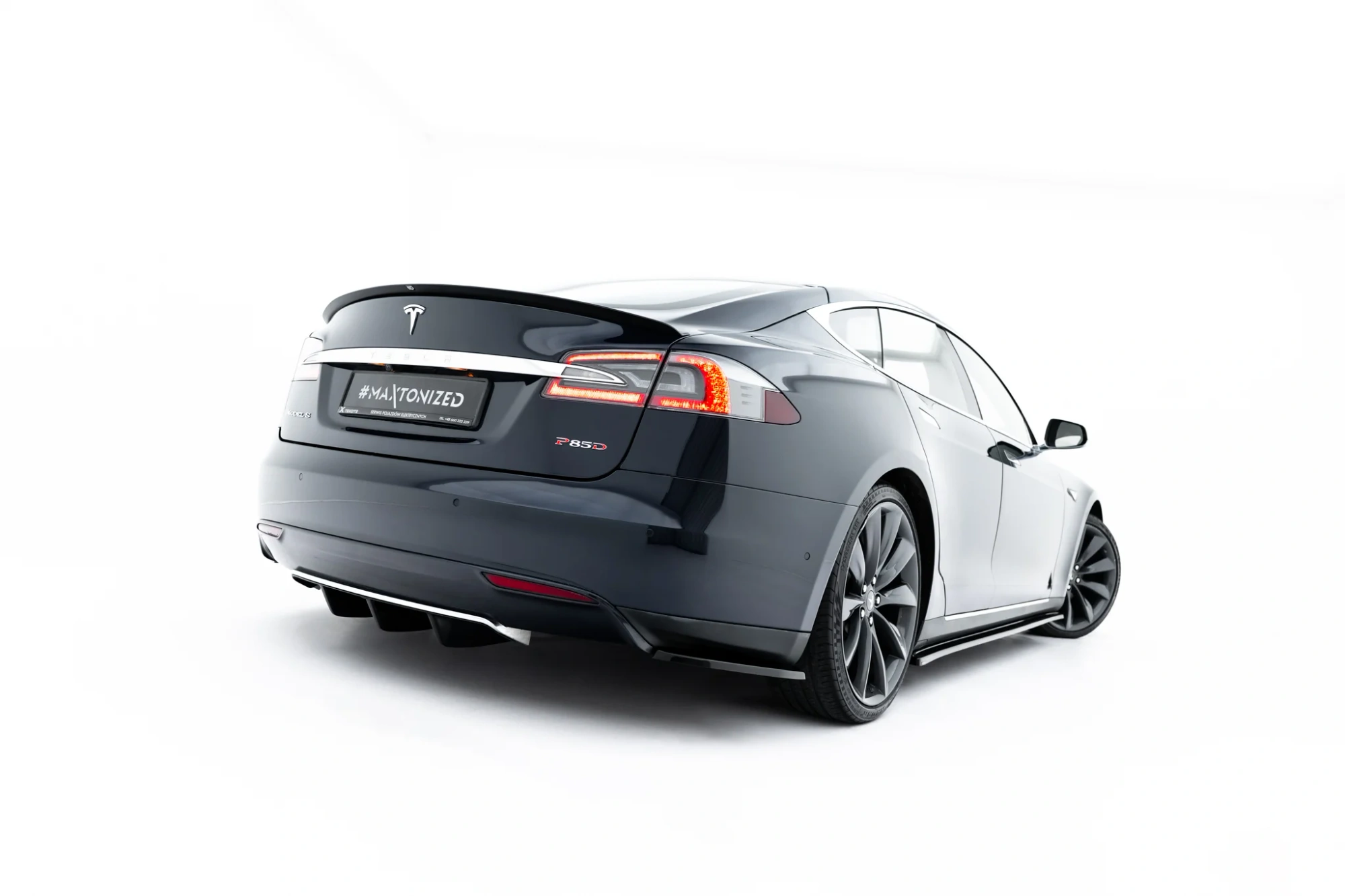 Sottoparaurti estrattore posteriore Tesla Model S Mk1 2012-2016