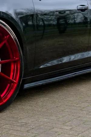 Lama minigonna sottoporta con Flaps Audi A6 C8 Avant / Berlina 2018-2023