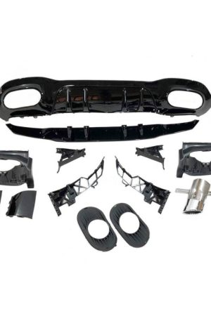 Sottoparaurti estrattore posteriore Mercedes W177 2018-2023 Look AMG A35