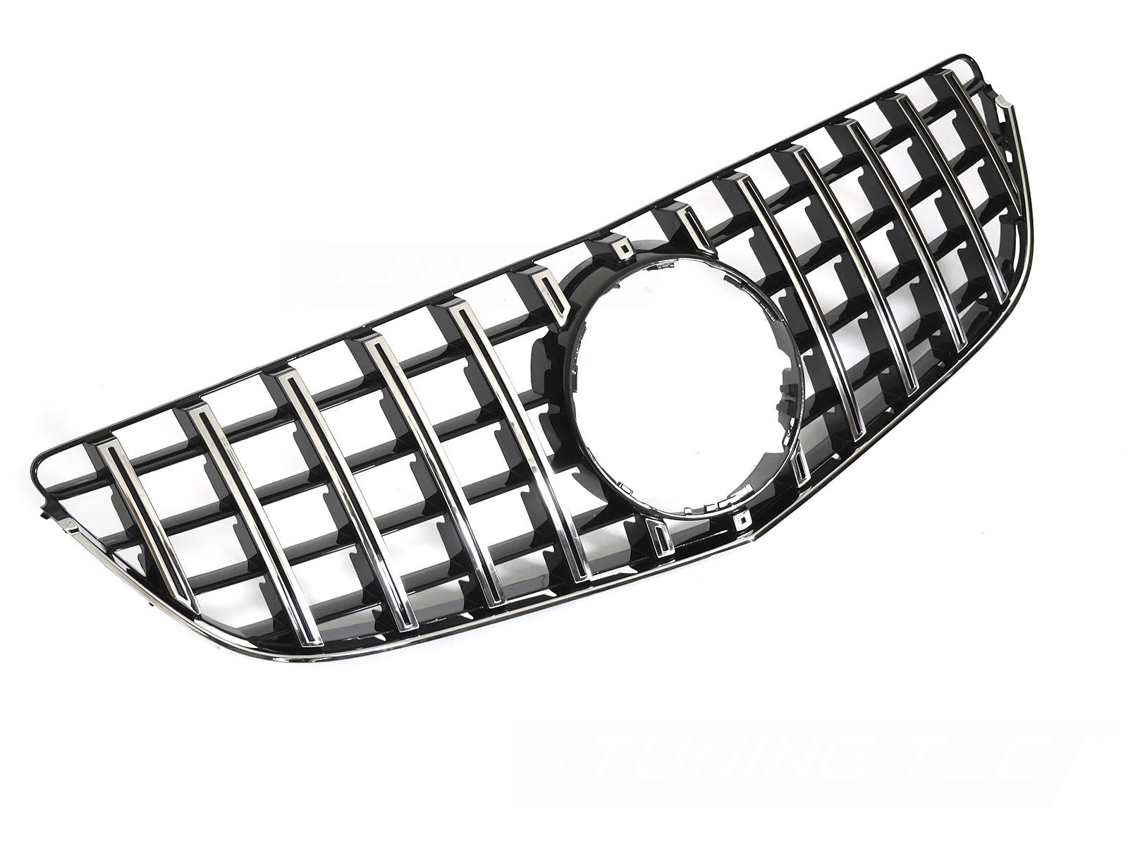Griglia calandra anteriore Mercedes Classe E C207 / A207 2013-2017 Nero lucido e cromato