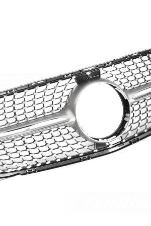 Griglia calandra anteriore Mercedes GLA X156 2013-2016 Argento e Cromata