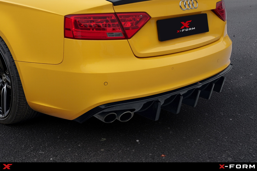 Splitter diffusore estrattore per Audi A5 S-Line 8T Facelift 2011-2016 - immagine 2