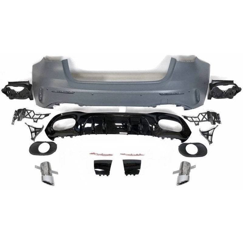 Bodykit kit carrozzeria Mercedes Classe A W177 2018-2023 Look A35 - immagine 4