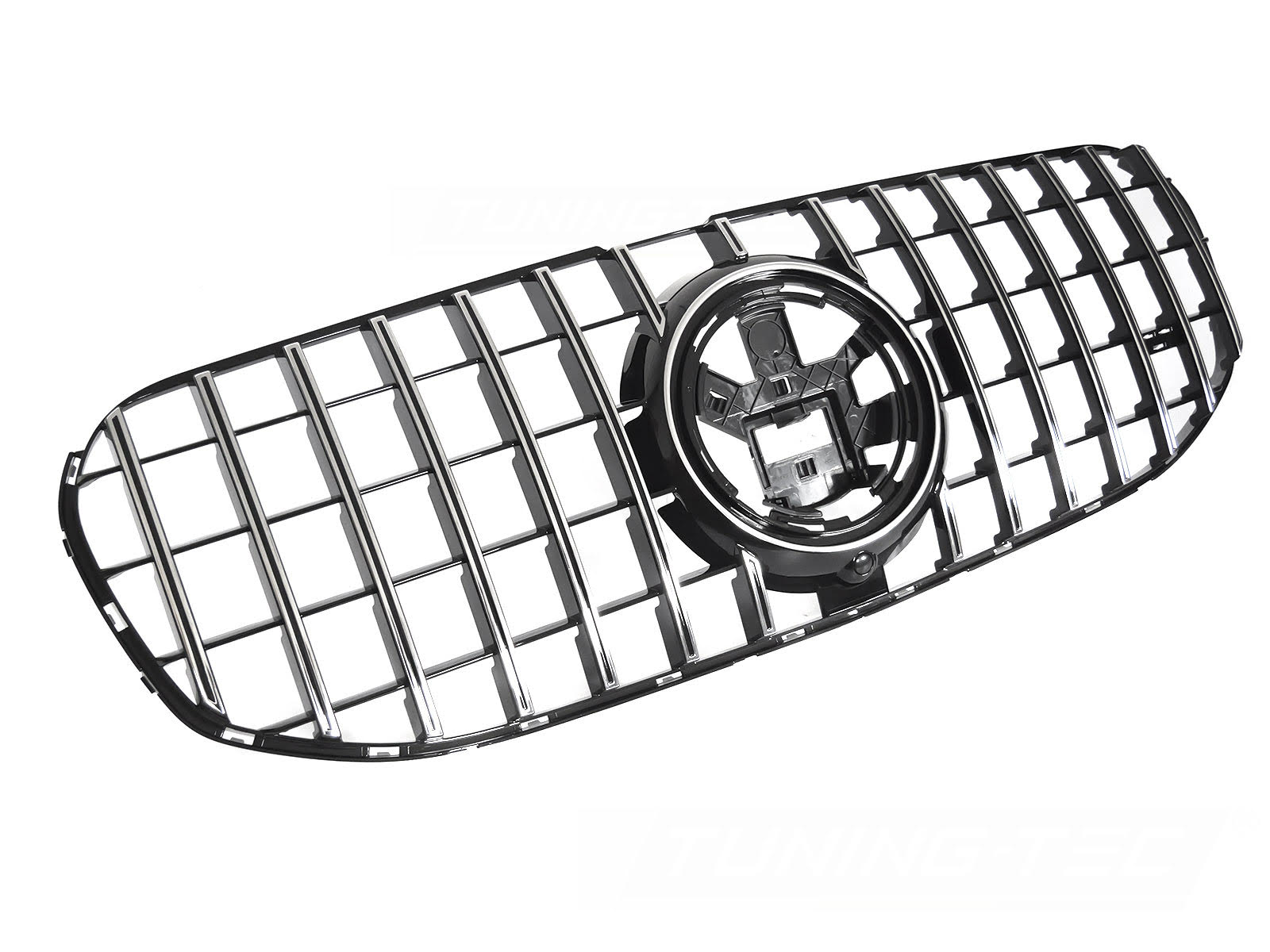 Griglia calandra anteriore Mercedes GLS X167 2019-2023 Nero lucido e cromato