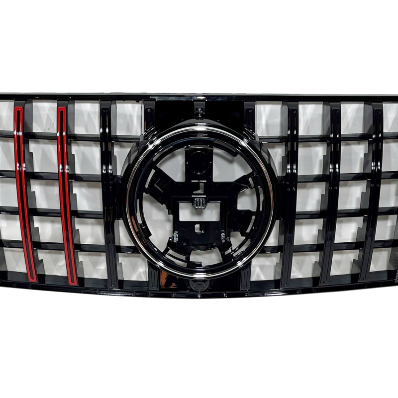 Griglia calandra anteriore Mercedes GLE W167 / C167 Nero lucido e carbonio - immagine 2