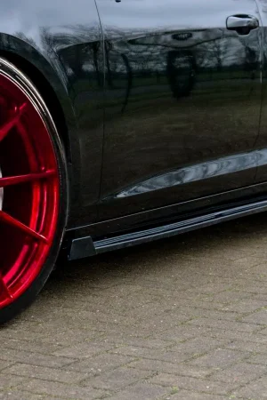 Lama minigonna sottoporta con Flaps Audi A6 C8 Avant / Berlina 2018-2023
