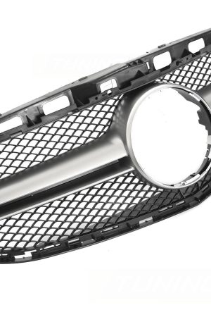 Griglia calandra anteriore Mercedes W212 / S212 2013-2016 Nero lucido e Argento