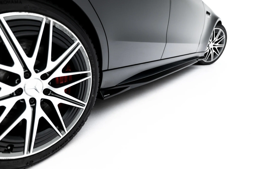 Diffusori minigonne laterali Mercedes classe C AMG C63 Berlina / Station Wagon W206 / S206 2021- - immagine 4