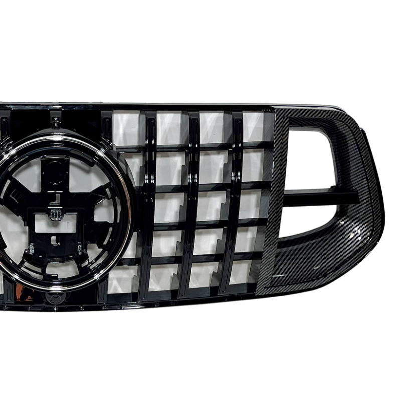 Griglia calandra anteriore Mercedes GLE W167 / C167 Nero lucido e carbonio - immagine 3
