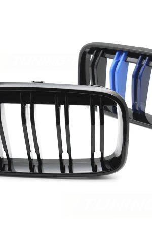 Griglia calandra anteriore BMW X2 F39 2018-2023 Nero lucido Tricolor