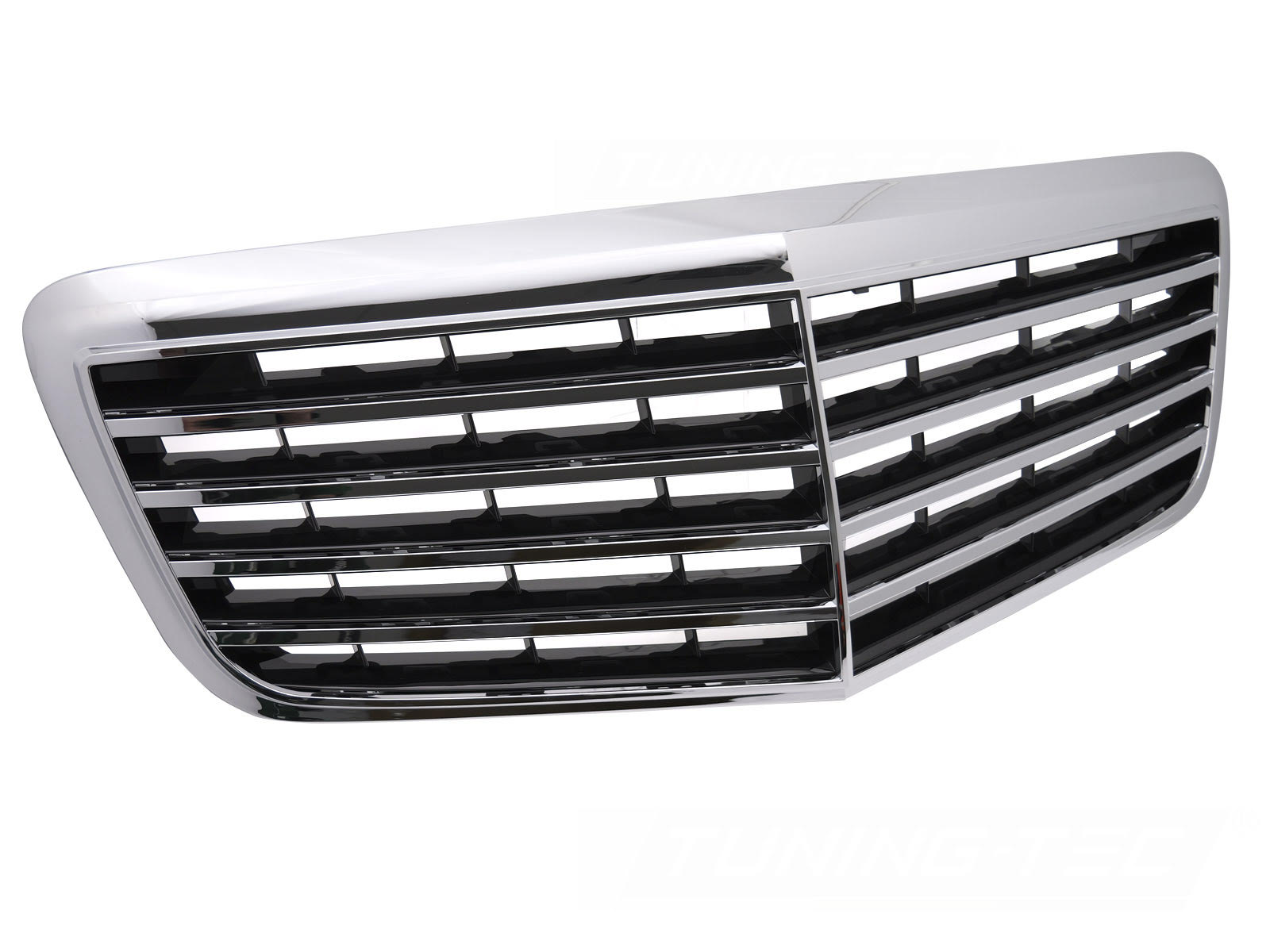 Griglia calandra anteriore Mercedes W211 / S211 2006-2009 Nero lucido e Cromato