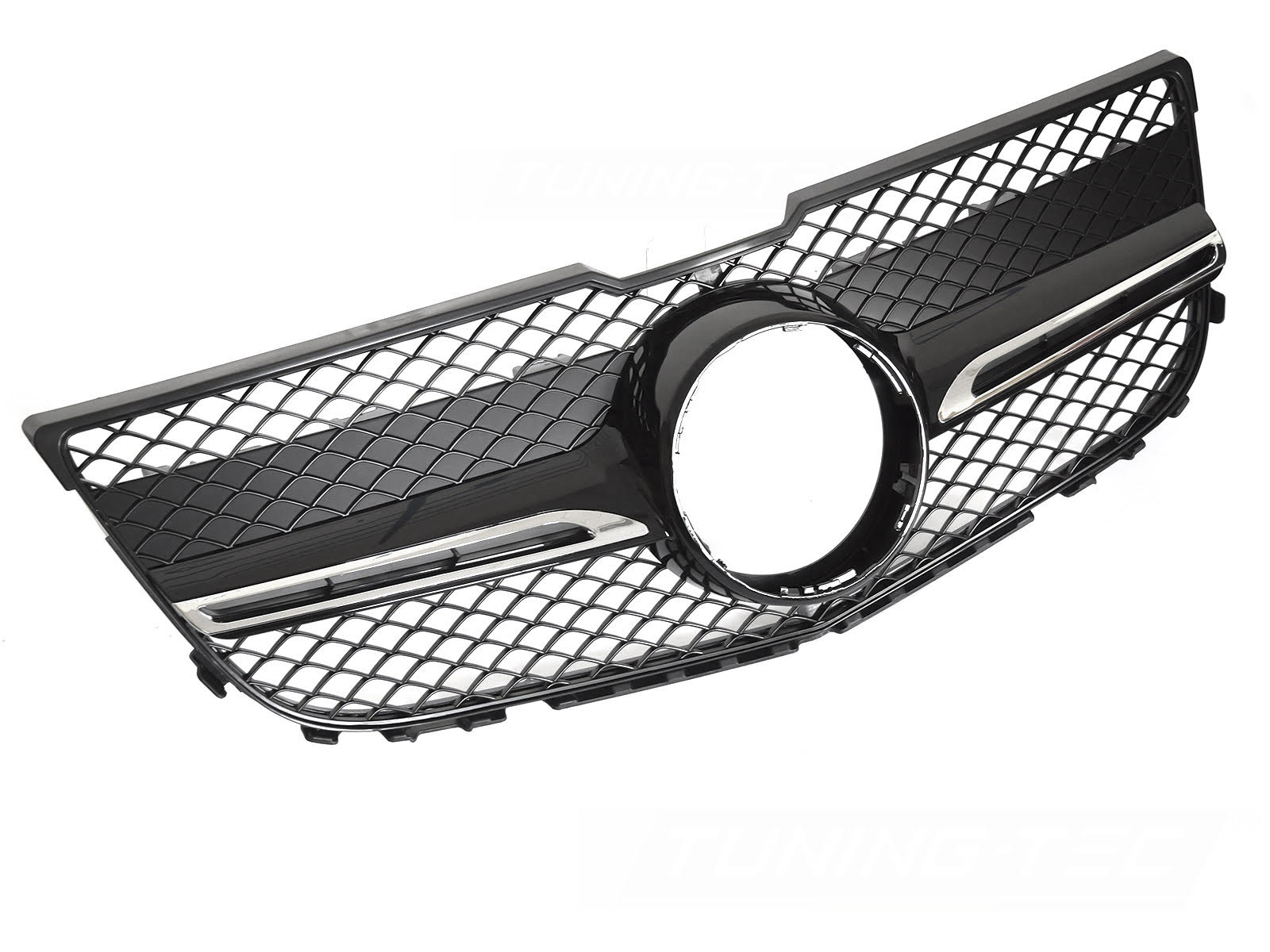Griglia calandra anteriore Mercedes GLK X204 2013-2015 Nero lucido e cromato