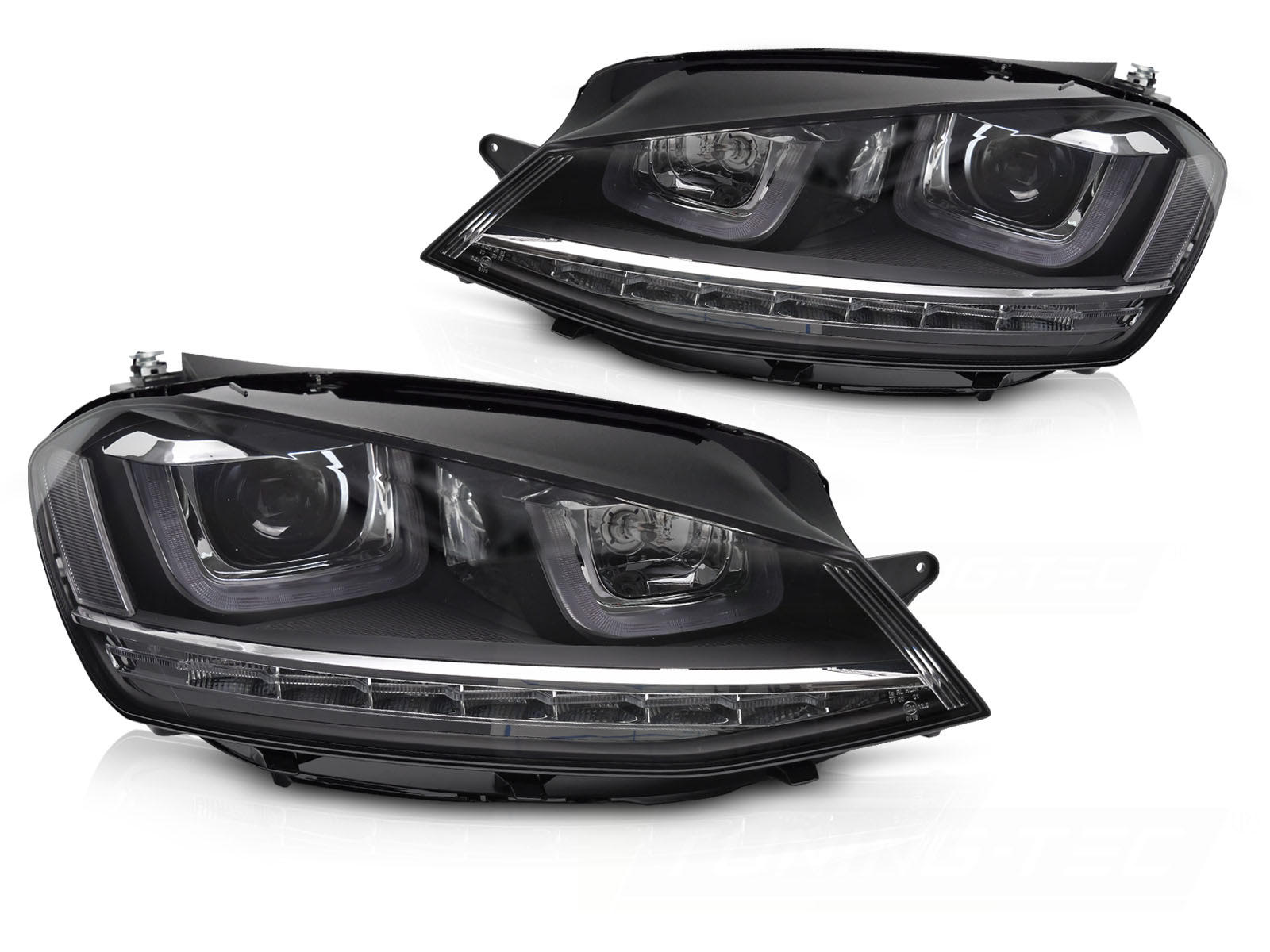 Fari DRL e DTS Volkswagen Golf VII 2013-2017 Argento