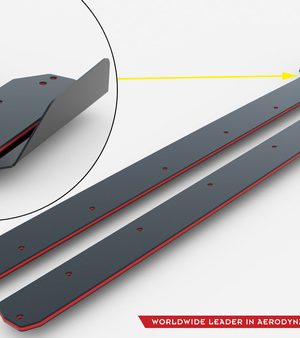 Diffusori minigonne Street Pro + Flaps Toyota GR Yaris Mk4 Facelift 2024-