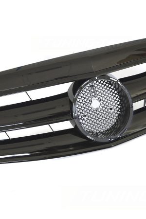 Griglia calandra anteriore Mercedes Classe S W221 2005-2009 Nero lucido