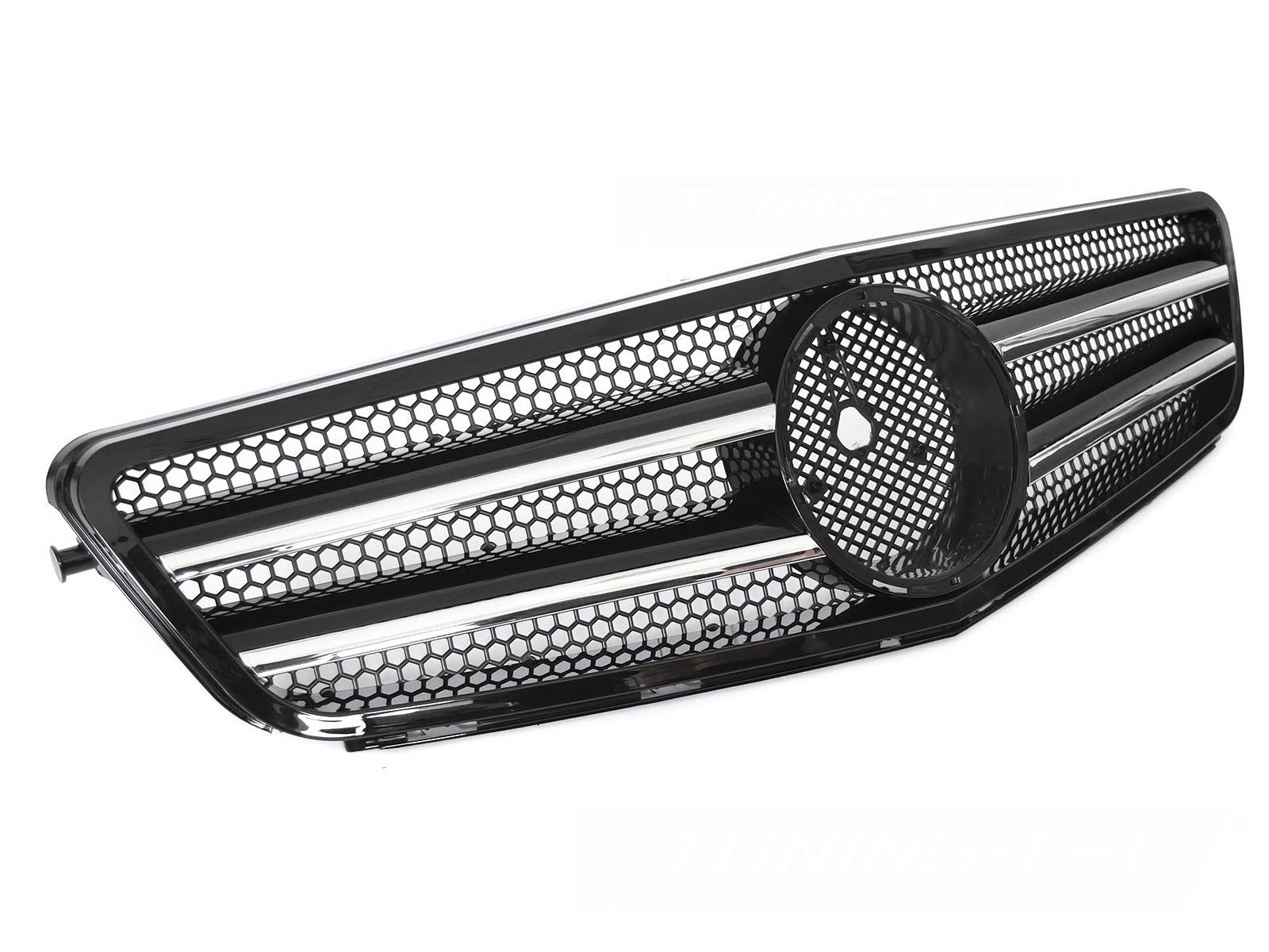Griglia calandra anteriore Mercedes W204 2007-2014 Nero lucido e Cromata