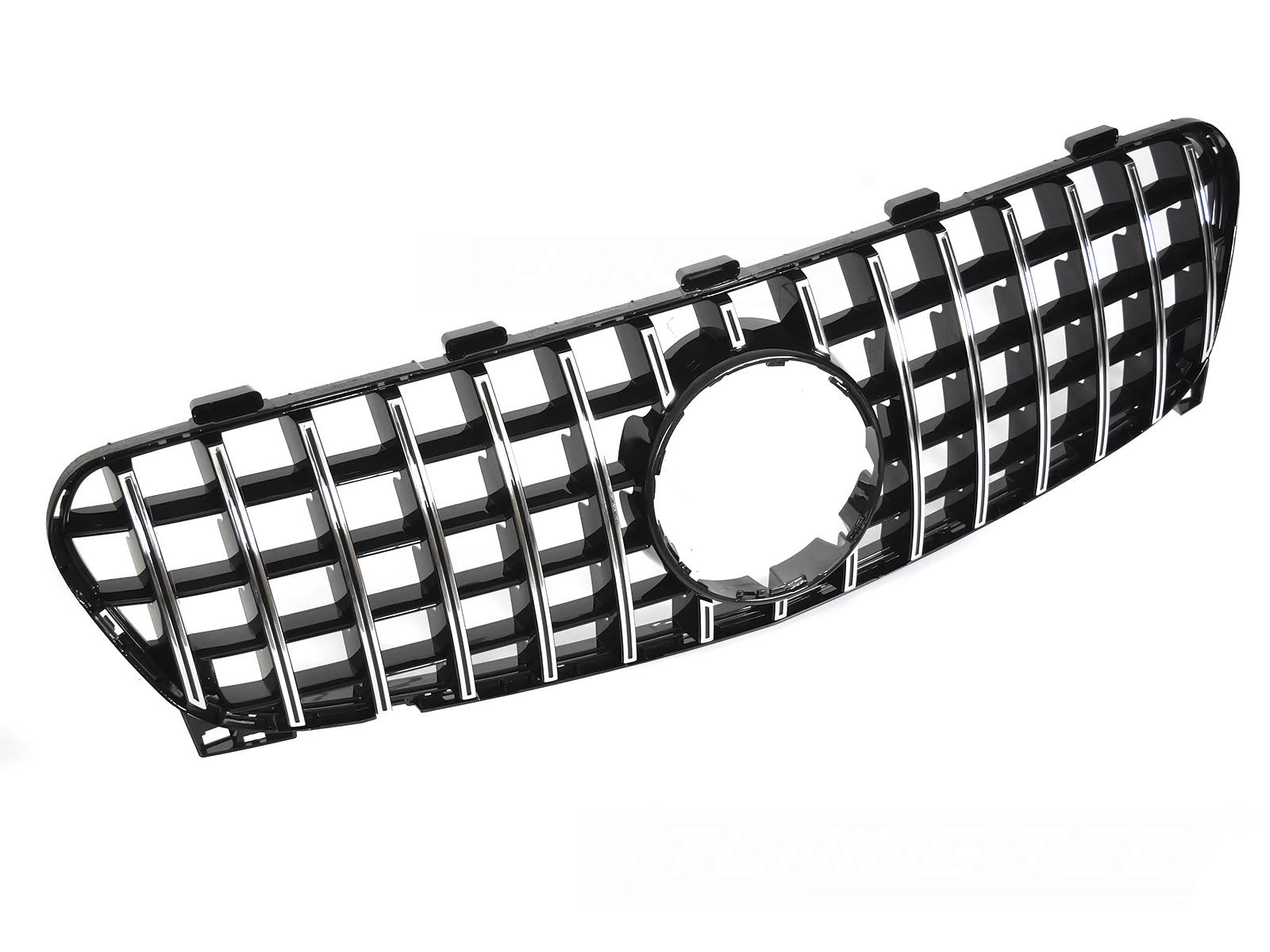 Griglia calandra anteriore Mercedes GLA X156 2016-2019 Nero lucido e cromato